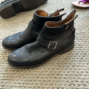 Frye buckle ankle booties size 11